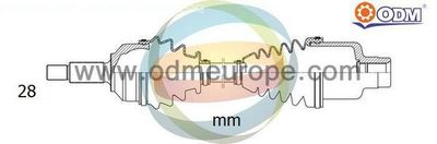 Приводной вал Multiparts 18-052480 для MAZDA 3