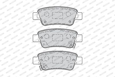 Remblokken set Achter , past: HONDA CR-V III, CR-V IV 1.6D-2.4 06.06-12.18