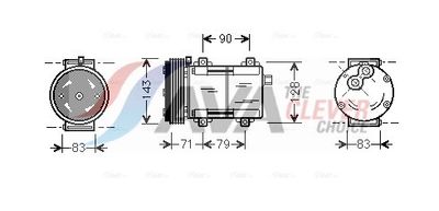 COMPRESOR CLIMATIZARE AVA Clever Choice FDAK279
