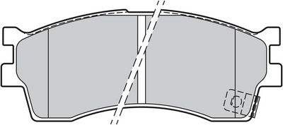 BREMSBELAGSATZ SCHEIBENBREMSE VALEO 301910 1