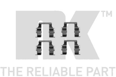Комплектующие, колодки дискового тормоза NK 7930164 для MITSUBISHI PAJERO