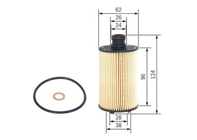 Oljefilter BOSCH F 026 407 154