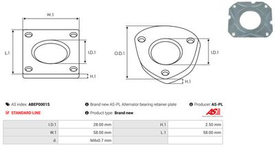 CHIT REPARATIE ALTERNATOR AS-PL ABEP0001S 1