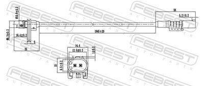 SENZOR TURATIE ROATA FEBEST 16606003 1