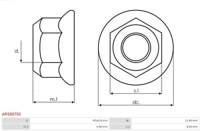 Repair Set, alternator ARS9075S