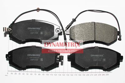DYNAMATRIX DBP1737 Тормозные колодки и сигнализаторы  для KIA JOICE (Киа Жоике)