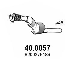 Катализатор ASSO 40.0057 для RENAULT MODUS