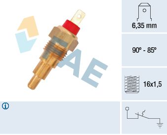 Termokontakt, kylarfläkt FAE 37620