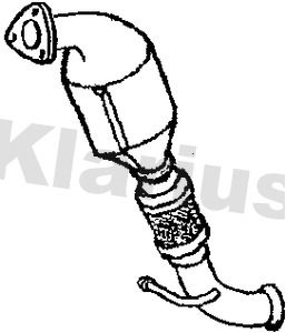 KLARIUS 322935 Катализатор  для LAND ROVER RANGE ROVER III (L322) 3.6 D 4x4