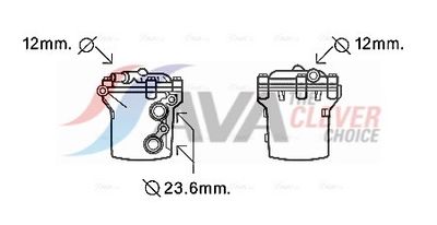 RADIATOR ULEI ULEI MOTOR AVA Clever Choice MS3541