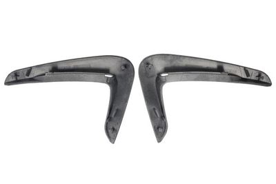 Garneerstroken voor spatbord Aan de voorkant Links/Rechts (zilver, lucht Inlaat  set, LUXURY) past: BMW 4 F32, F33, F82, F83 07.13-02.17