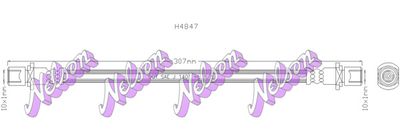 спирачен маркуч KAWE H4847