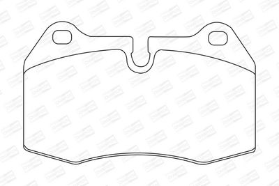 BREMSBELAGSATZ SCHEIBENBREMSE CHAMPION 571852CH 1