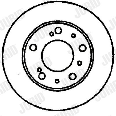 Тормозной диск JURID 561117J для SEAT RONDA