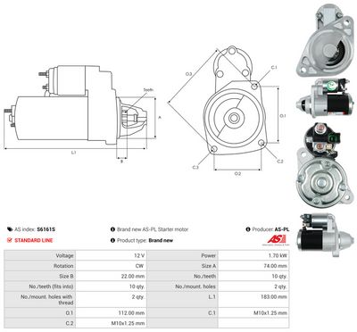 STARTER AS-PL S6161S 4