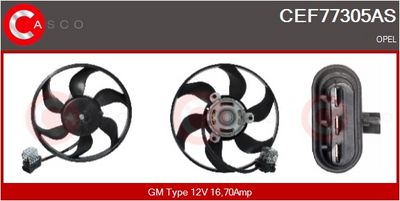 VENTILATOR RADIATOR CASCO CEF77305AS