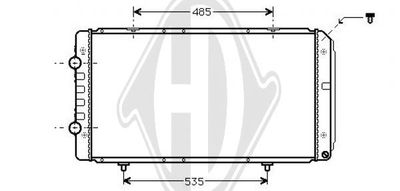 RADIATOR RACIRE MOTOR DIEDERICHS DCM2796