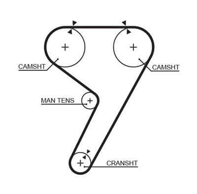 Timing Belt GATES 5304