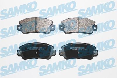 Комплект тормозных колодок, дисковый тормоз SAMKO 5SP128 для RENAULT 15