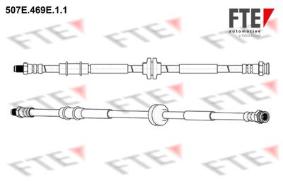 FTE 9240727 Тормозной шланг  для ALFA ROMEO 159 (Альфа-ромео 159)