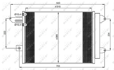 Конденсатор, кондиционер WILMINK GROUP WG2160525 для AUDI A3