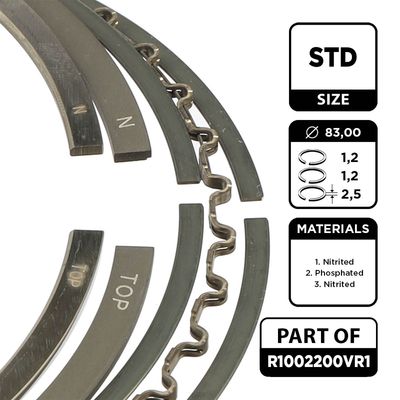 SET SEGMENTI PISTON ET ENGINETEAM R1002200VR1 1