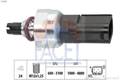COMUTATOR PRESIUNE AER CONDITIONAT FACET 250082