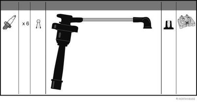 SET CABLAJ APRINDER Herth+Buss Jakoparts J5385011 1