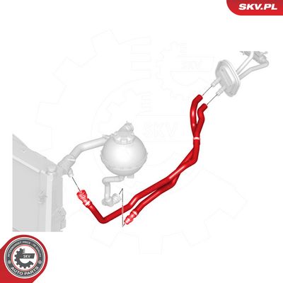 Hadice chladiče SKV 54SKV770