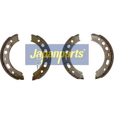 JAPANPARTS Комплект барабанных колодок