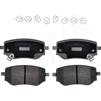 ASHIKA Stabdžių trinkelių rinkinys, diskinis stabdys