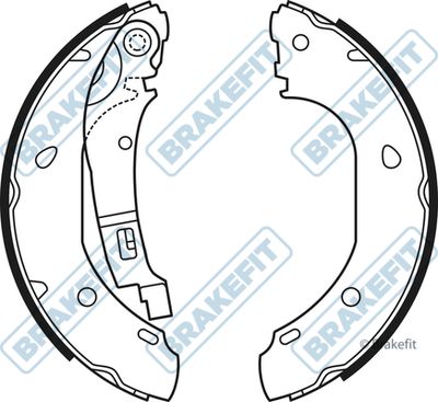 APEC Brake Shoe Set BSH1035