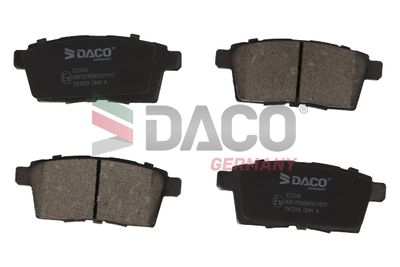 Комплект тормозных колодок, дисковый тормоз DACO Germany 322246 для MAZDA CX-9