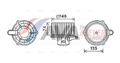 INNENRAUMGEBLäSE AVA Clever Choice HY8350
