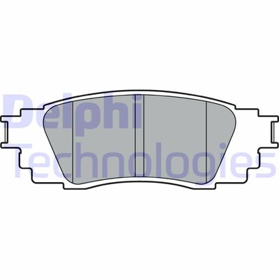 Комплект тормозных колодок, дисковый тормоз DELPHI LP3379 для TOYOTA C-HR