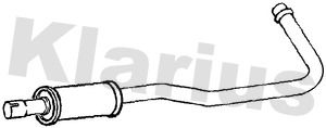 KLARIUS 261130 Глушитель выхлопных газов  для SUZUKI SX4 (EY, GY) 1.6 VVT (RW 416)