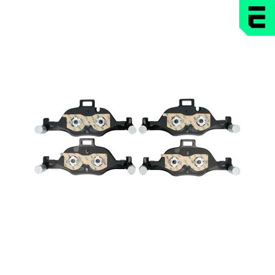 комплект спирачно феродо, дискови спирачки OPTIMAL BP-12869