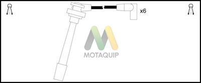 Комплект проводов зажигания MOTAQUIP LDRL1627 для ISUZU TROOPER