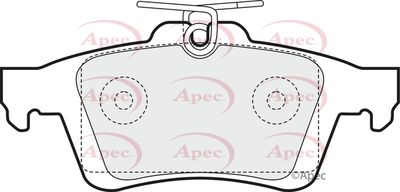 Brake Pad Set APEC PAD1444