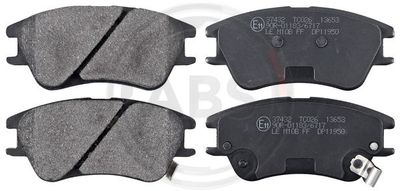 Zestaw klocków hamulcowych, hamulce tarczowe A.B.S. 37432