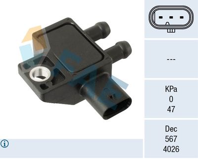 SENZOR PRESIUNE GAZE EVACUARE FAE 16161