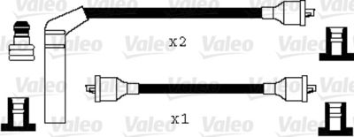 Комплект проводов зажигания VALEO 346017 для DAIHATSU CUORE