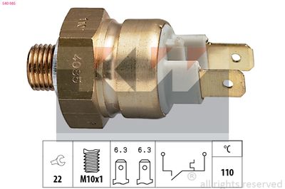 TEMPERATURSCHALTER KüHLMITTELWARNLAMPE