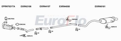 Układ wydechowy EUROFLO RNSCE15D6025C
