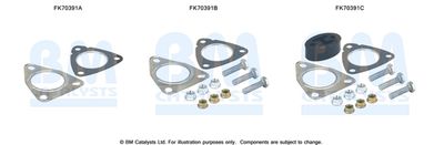 Монтажен комплект, изпускателна тръба BM Catalysts FK70391