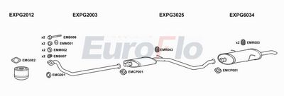 Układ wydechowy EUROFLO PG30619D3001A00