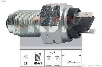 Przełącznik, światło cofania KW 560 017