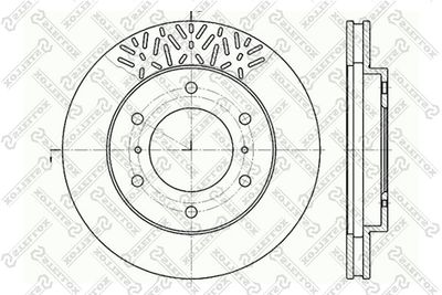 STELLOX 6020-3033V-SX Тормозной диск 