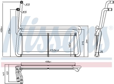 Heat Exchanger, interior heating 75007