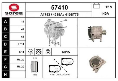 GENERATOR EAI 57410